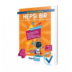 MAVİTİKLİ YAY 4.Sınıf Hepsi Bir Tüm Dersler Soru Bankası